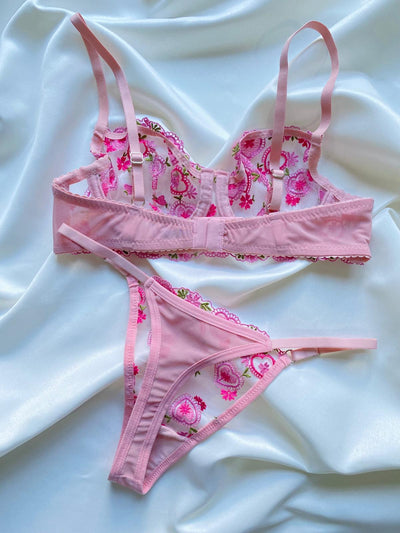 Jardin Secret Lingerie Set A-133
