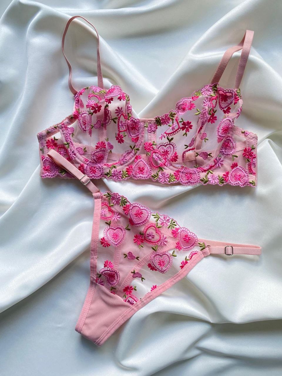 Jardin Secret Lingerie Set A-133